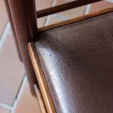 4 brutalist skai chairs (3 lots available)