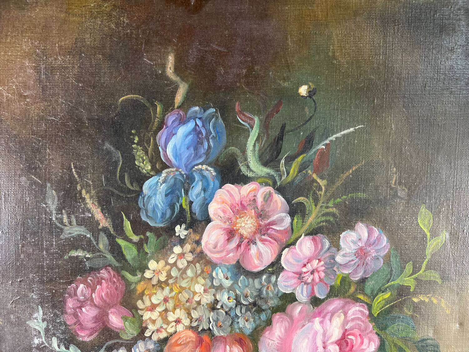 Oil painting painting bouquet of flowers