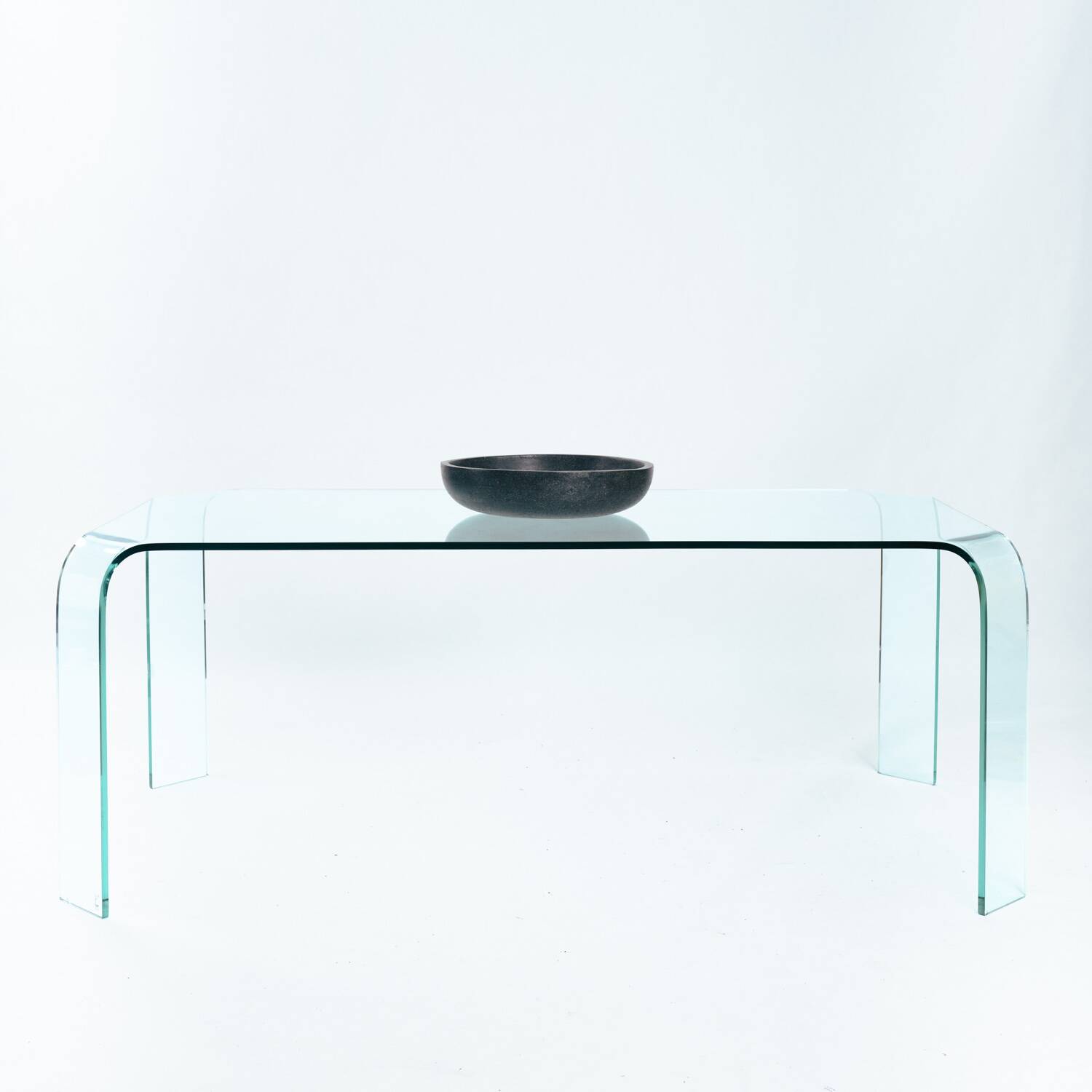 Table à manger en verre Fiam Italie