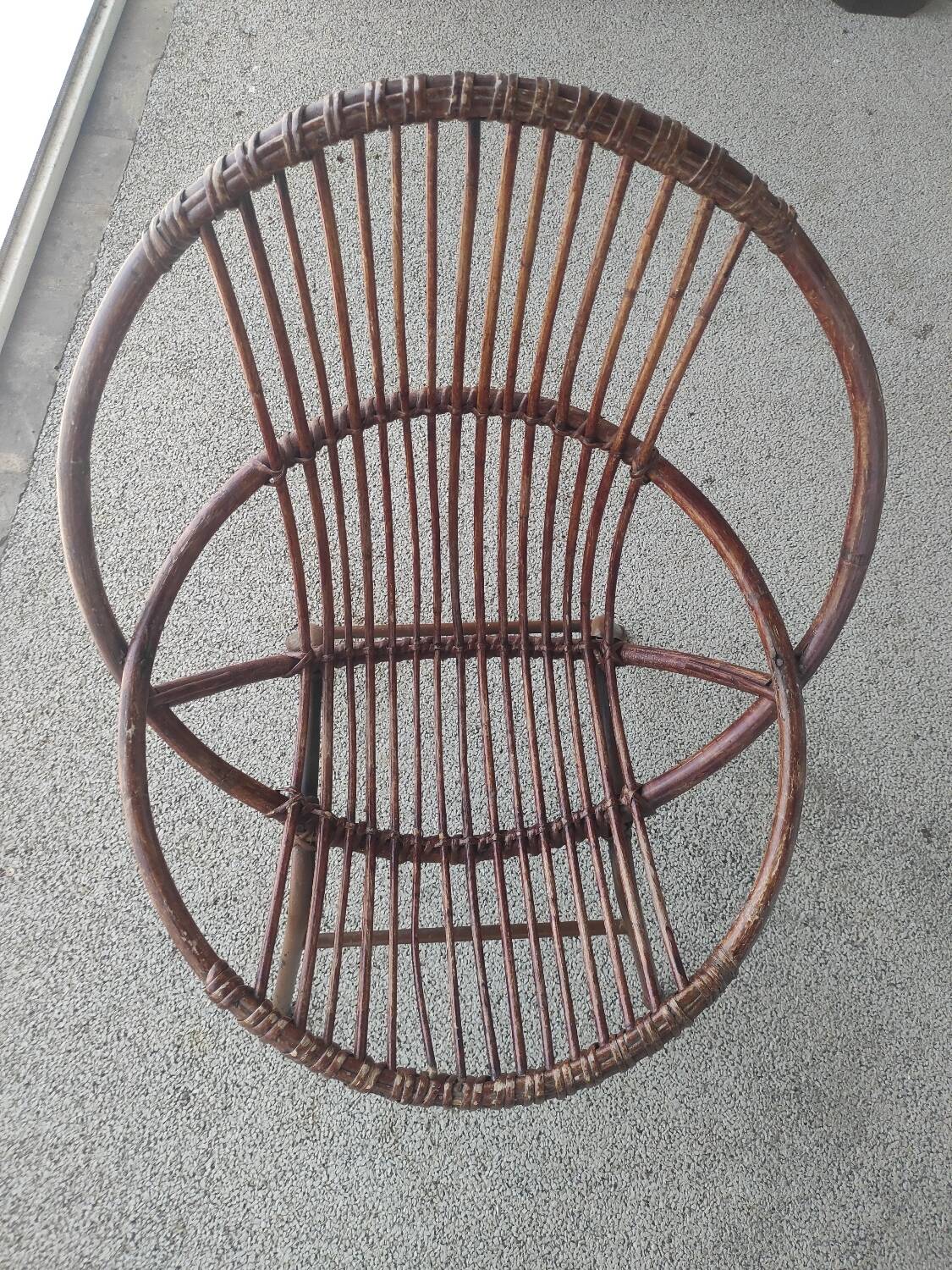 Chaise en rotin