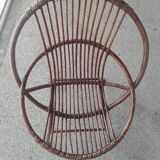 Chaise en rotin