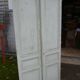Pair of closet door old green patina