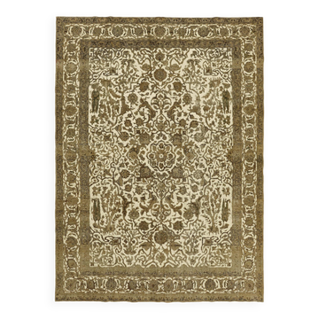 Tapis fait à la main turc unique années 1980 284 cm x 380 cm