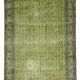 Vintage Green Floral Turkish Carpet 323 x 227 cm