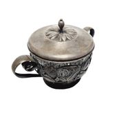 Art Deco sugar bowl from Hefra, Poland, 1970s