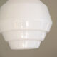 Pendant lamp globe opaline