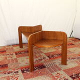 Vintage glass coffee table from czechoslovakia, 1980s