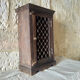 Armoire indienne bois et fer forgé