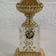 Lampe ancienne en crystal et laiton
