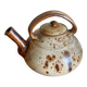 Large stoneware teapot signed JP