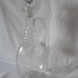 Carafe gravée
