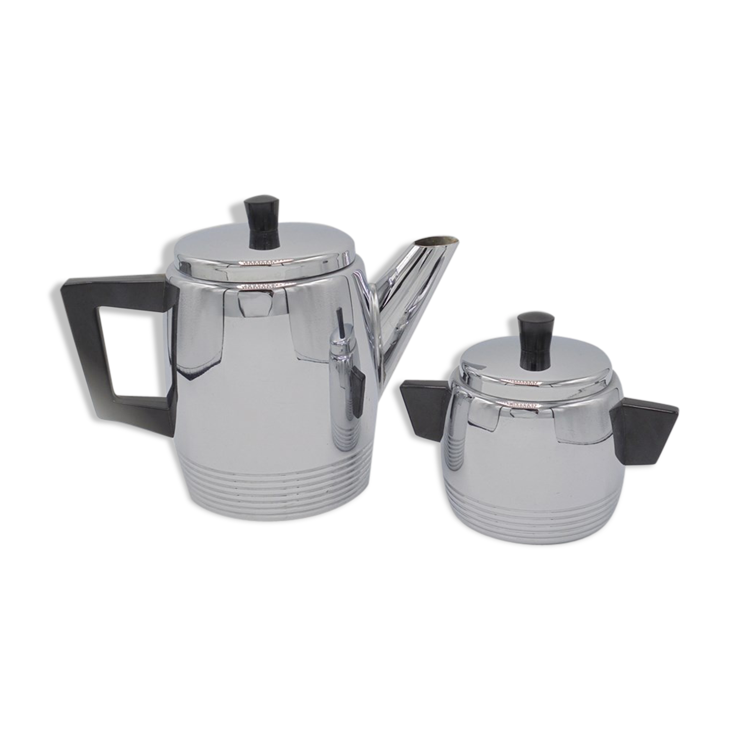 Teapot and sugar together