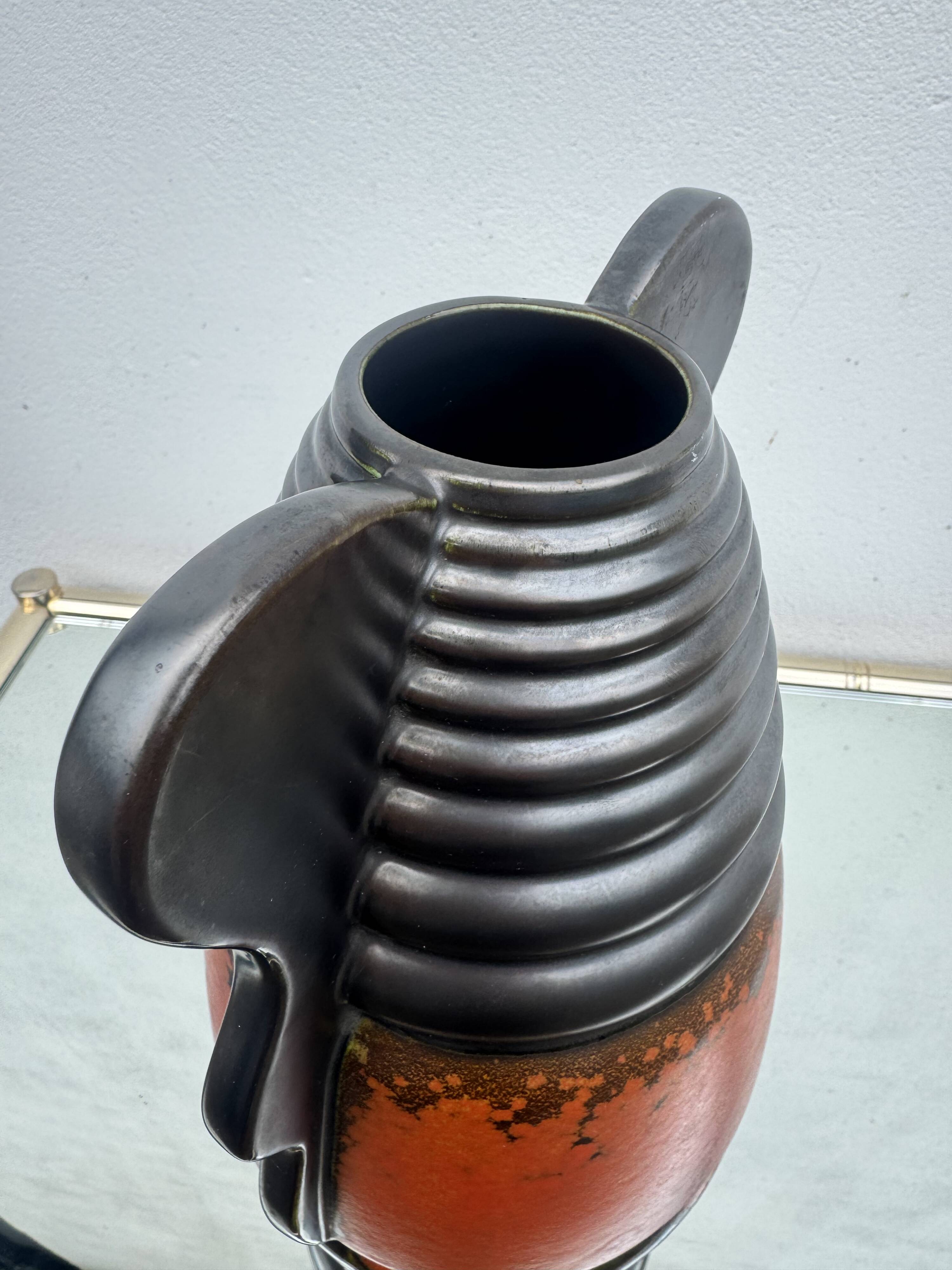 Art Deco ceramic vase Fives Lille