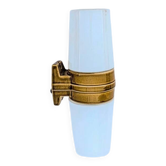Sigvard Bernadotte Applique en porcelaine  ocre - Modèle 6065- Ifö - 1960