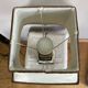 Living room lamp in cracked earthenware style, handmade decoration, 20th century