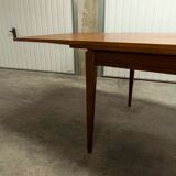 60's rectangular Scandinavian table with extension cords