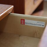 Scandinavian teak bedside pair Johannes Andersen