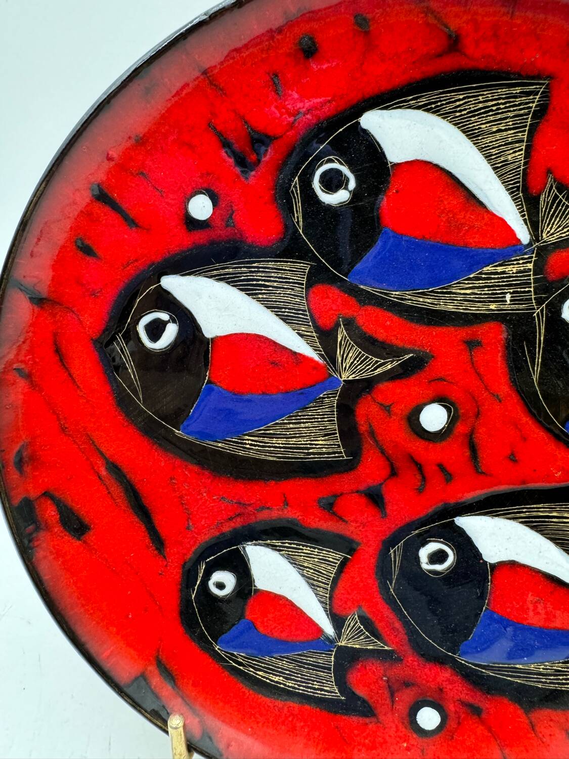 Ruffinelli Assisi ceramic dish