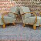Pair of armchairs by Jindrich Halabala for Thonet 1950. Art deco