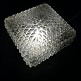 Cast glass square ceiling 21x21cm