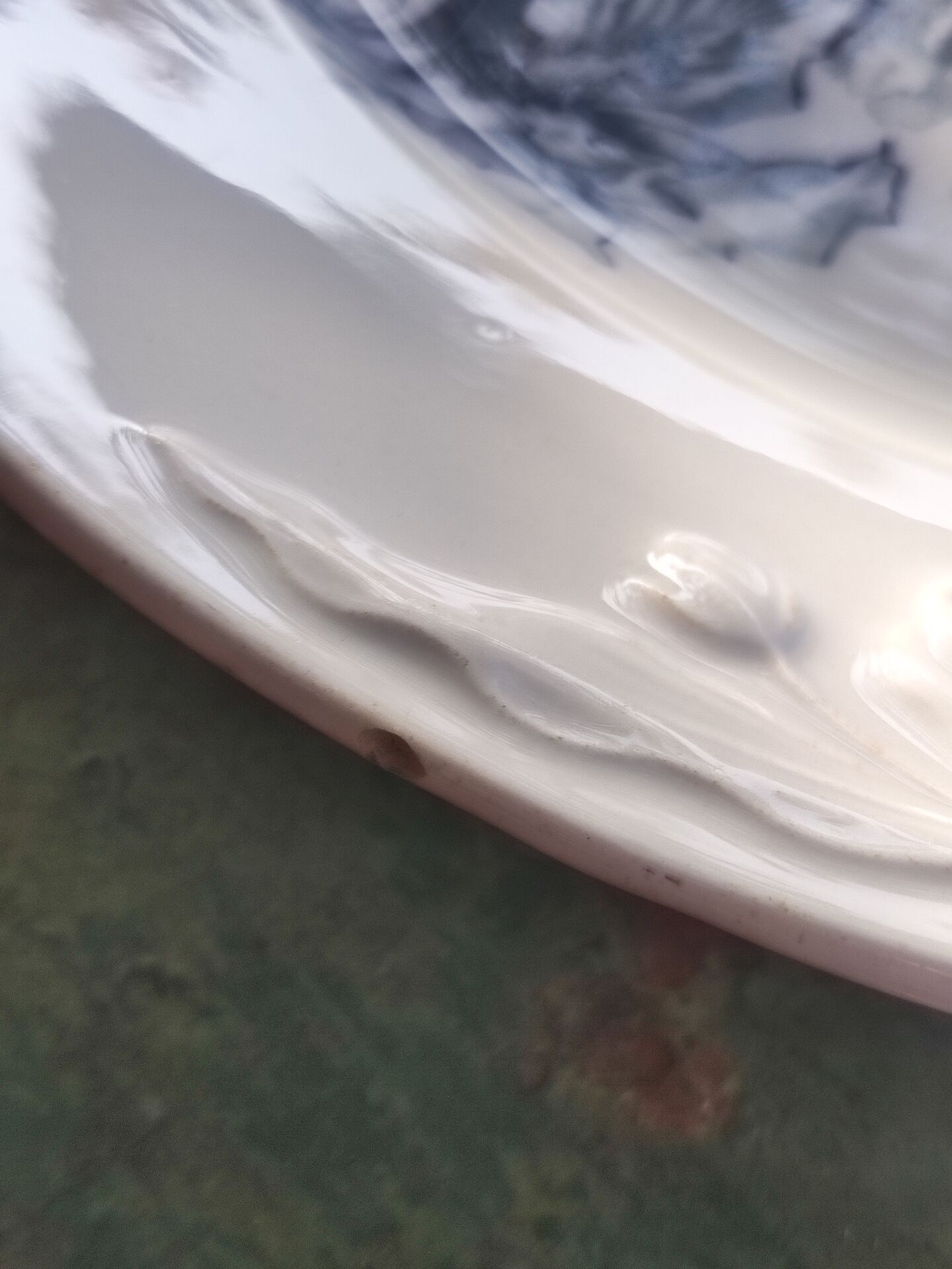 Large plate Villeroy and Boch - Iris model