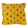 Ethnic yellow bohemian cushion