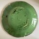 Plate Dieulefit in glazed stoneware with flutes Etienne Noel 1950