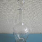 Crystal wine carafe Baccarat Pompadour antique crystal wine decanter