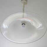 Pair of Cinea suspensions, Leucos workshop, handmade in Murano, design Giusto Toso, circa 197