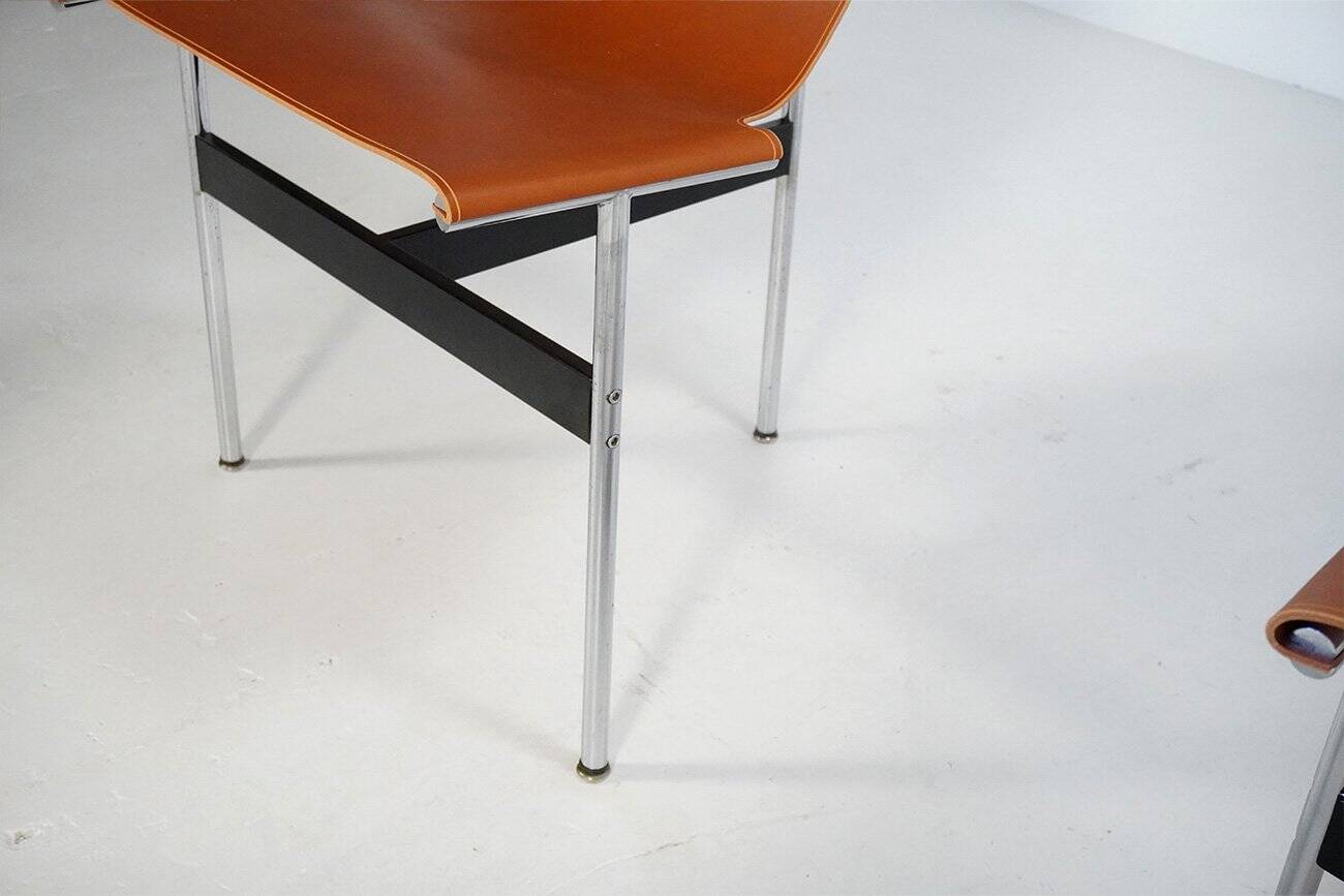 Vintage Italian T-Chairs from ICF De Padova, 1960s, Set of 6