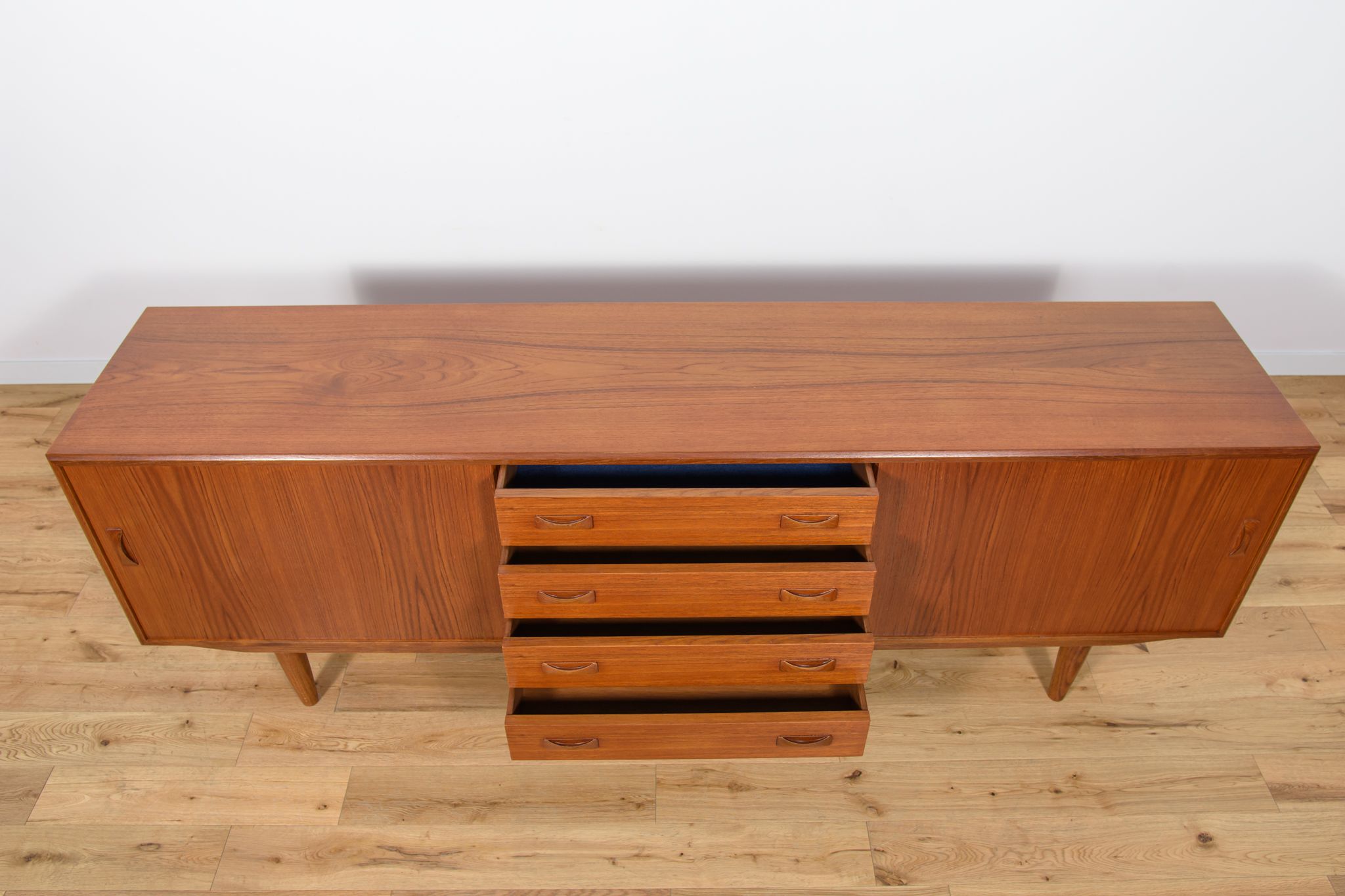 Enfilade en teck de Clausen & Son, années 1960