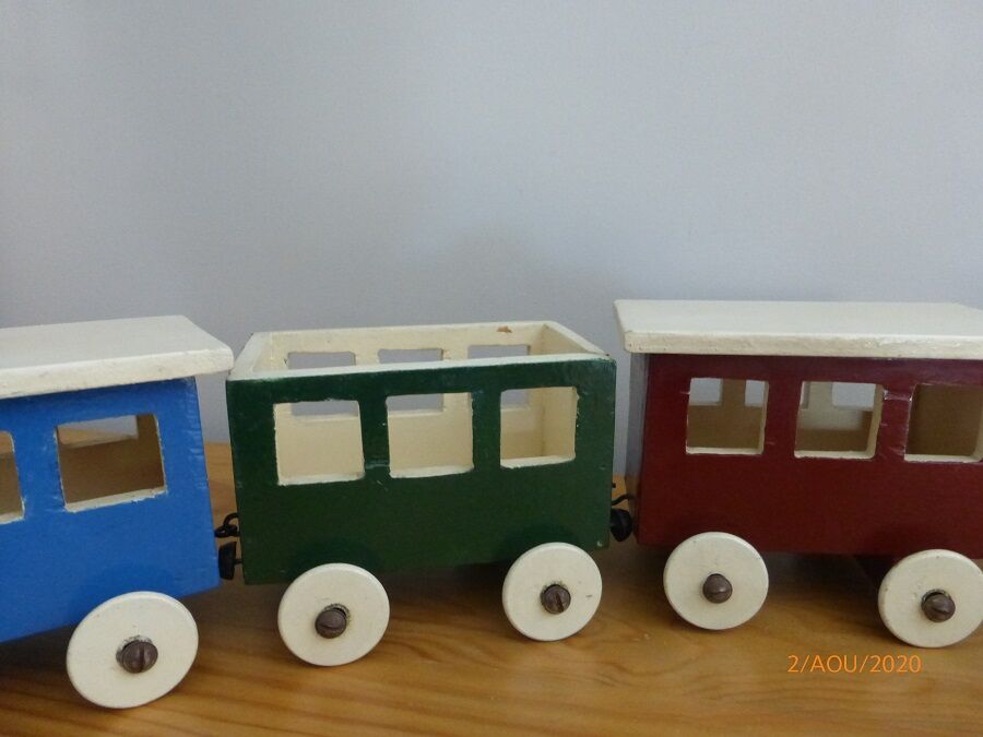 Old wooden train