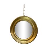 Miroir sorcière style Louis Philippe glace convexe