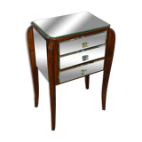 Bedside table art deco mirror