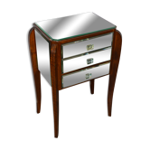 Bedside table art deco mirror