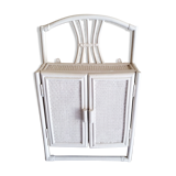 1970 rattan medicine cabinet