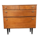 Small sideboard 2 drawers 2 doors year 1960 vintage