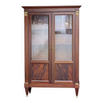 Mahogany veneer library, coming from Matignon