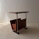 Porte-revue, table d'appoint en palissandre, années 50