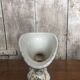 Old corn plenty vase white ceramic vintage moustiers decor