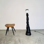 Lampe de sol Black Meteor par Jonathan Bocca pour Job Studio, Italie, 2023