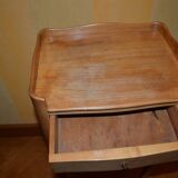 Louis VX style bedside table in light wood