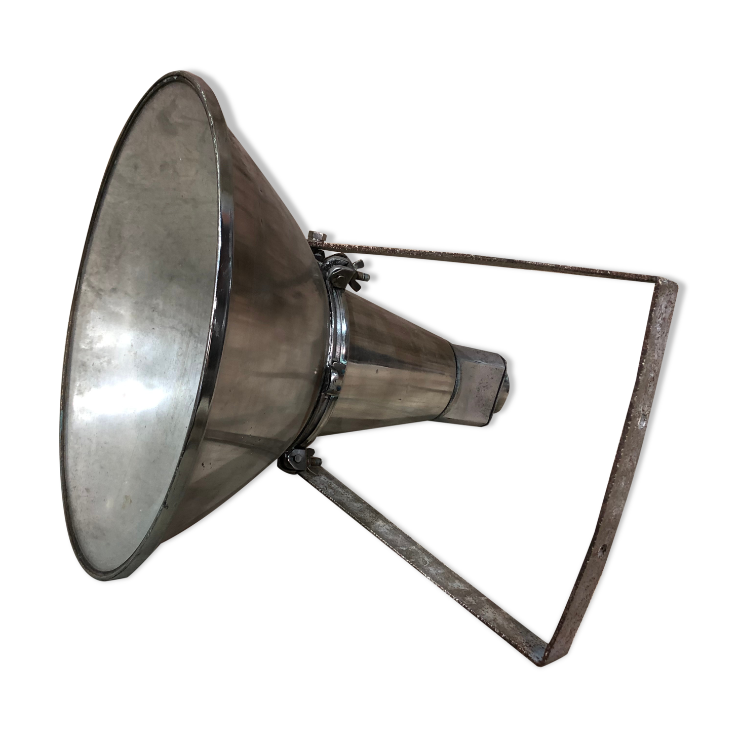 Industrial suspension in polished aluminium 1950s/60s