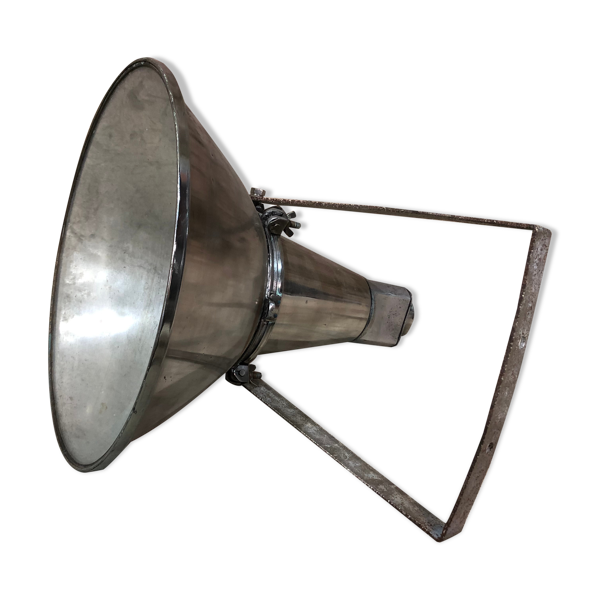 Suspension industrielle en aluminium poli années 1950/60