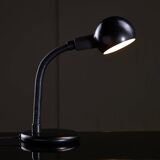 Lampe de table noire mate avec capuchon sphérique