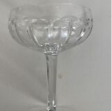Set of 8 Crystal champagne glasses