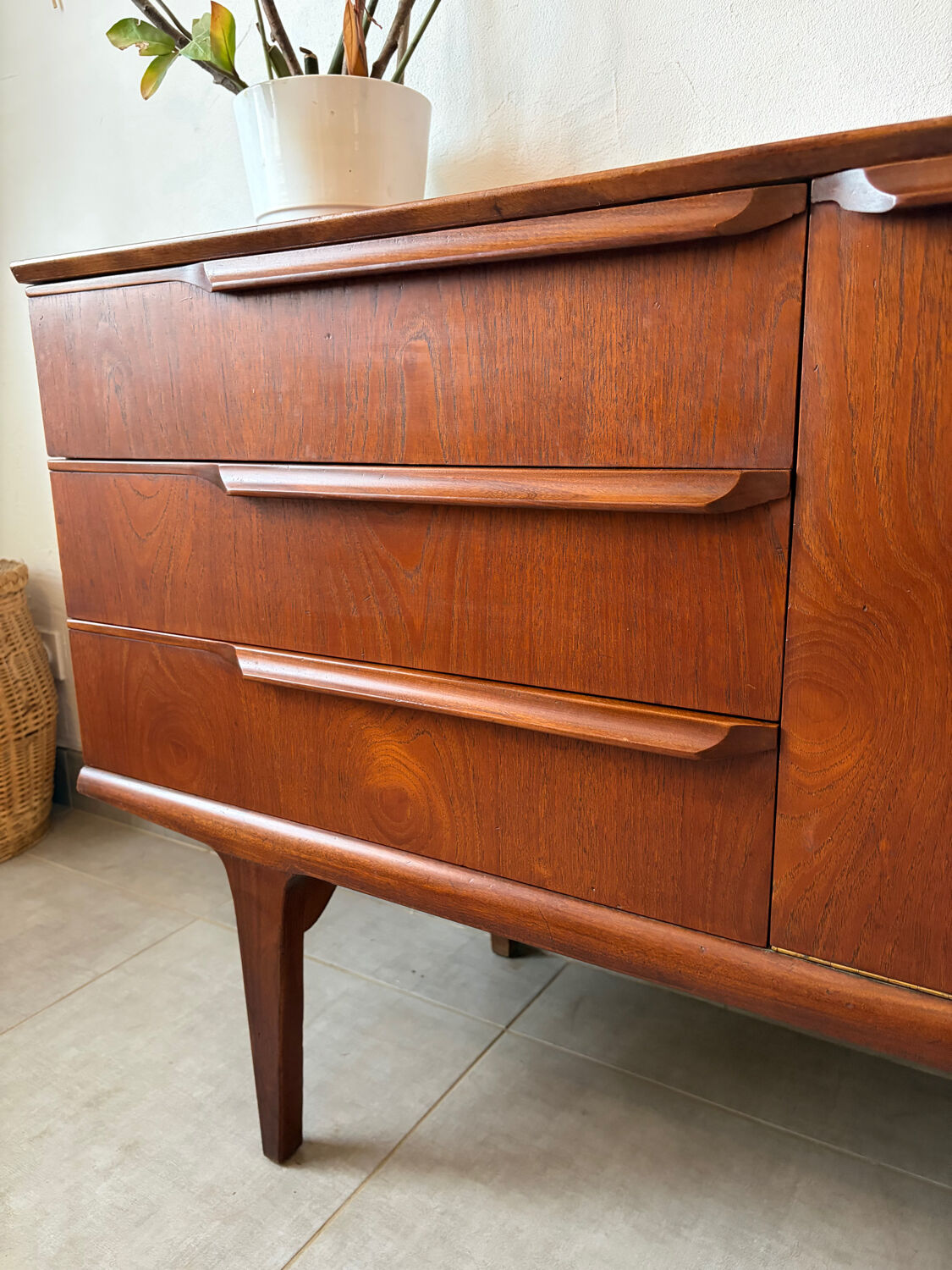 Vintage Scandinavian teak sideboard