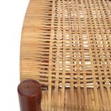 Set of 2 “316” teak/rattan chairs by Peter Hvidt & Orla Mølgaard Nielsen for Søborg Møbler / 1960s