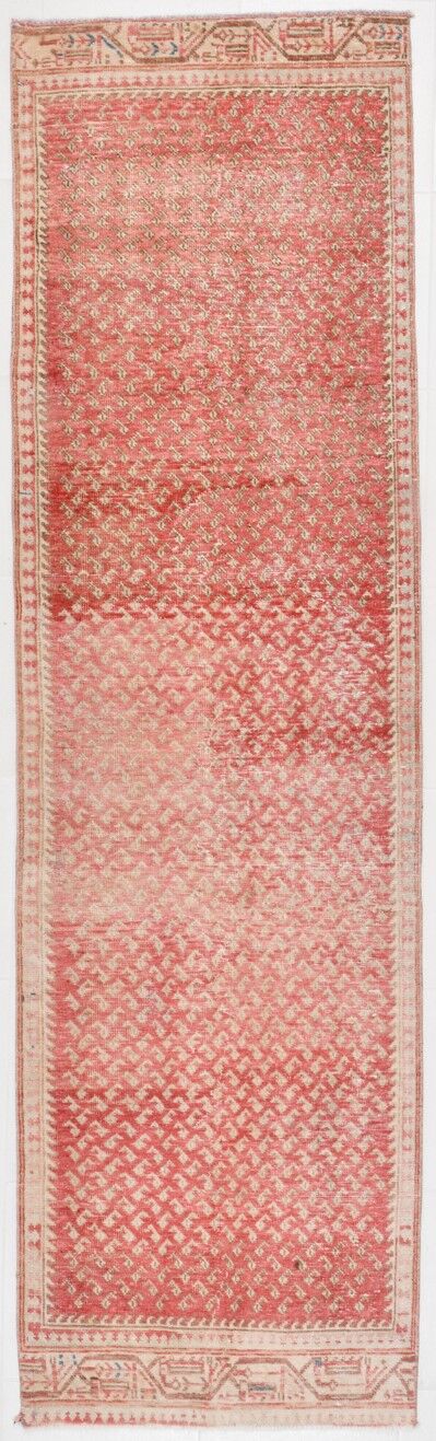 3x10 pale red persian runner rug,82x286cm