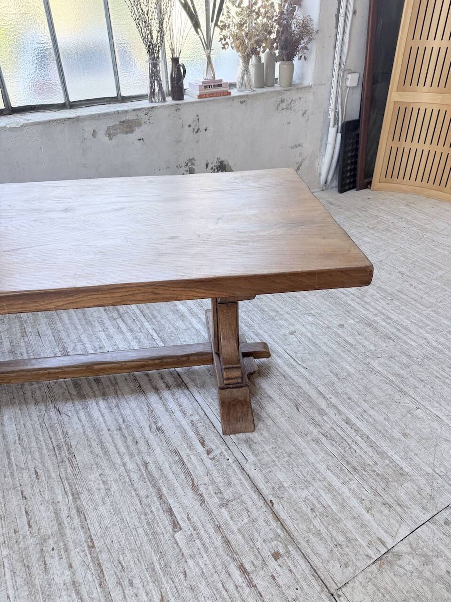Table monastère chêne 1950 XXL